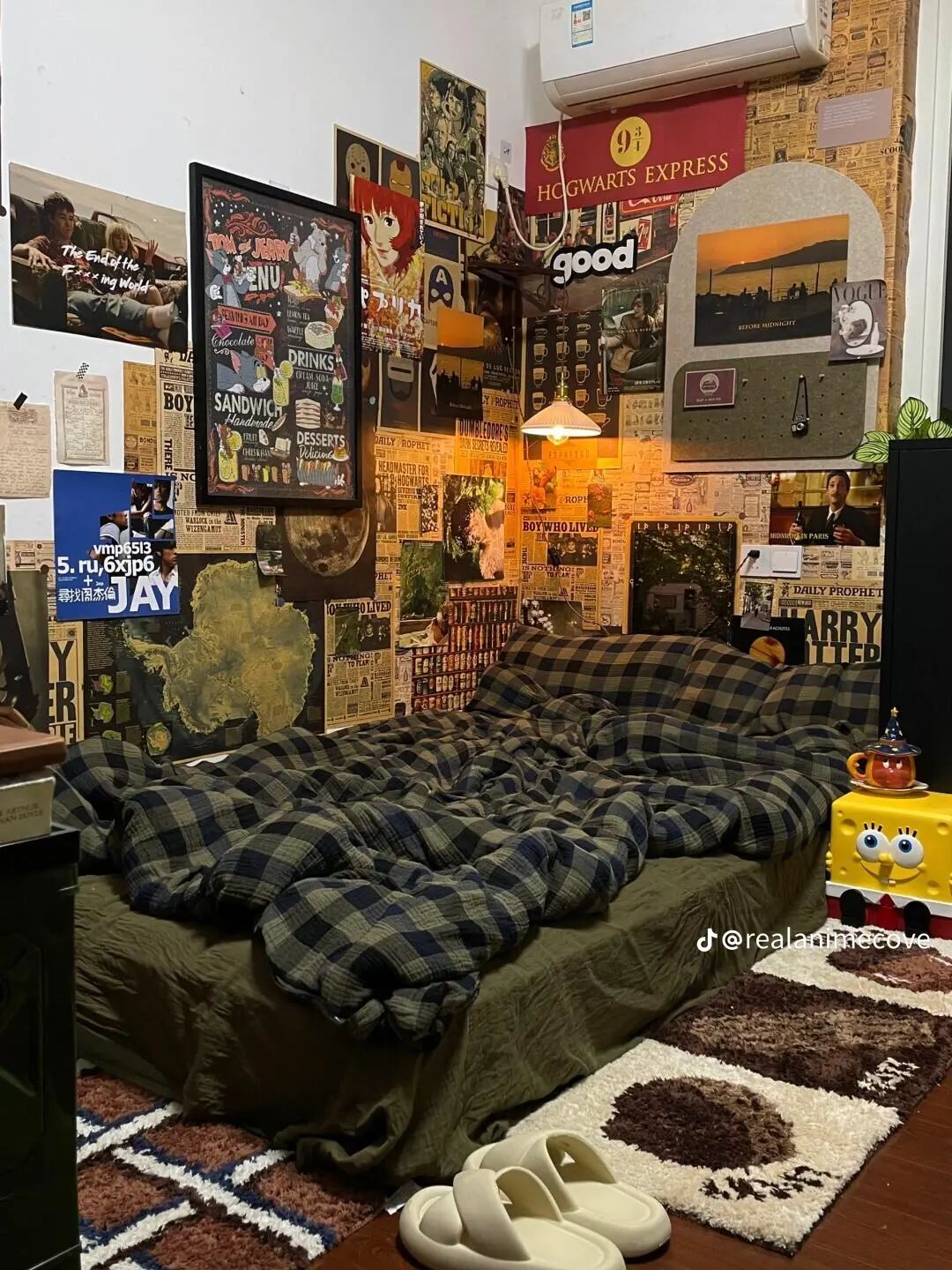 Fiction wall art in a room