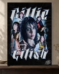 Billie Eilish — Y2K Collage Poster — featured full-bleed poster mockup in the current warm greige room