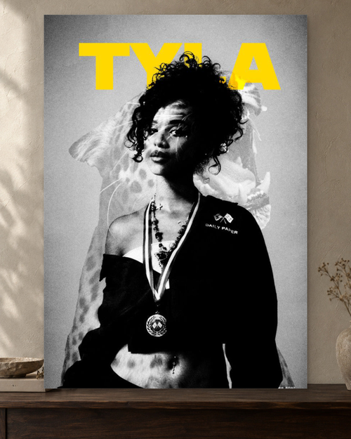 Tyla — Monochrome Portrait Poster
