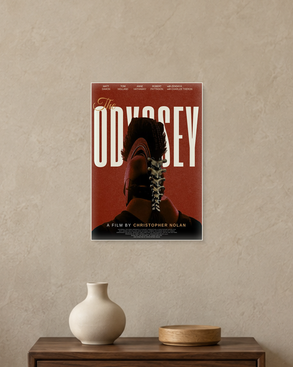 The Odyssey — Journey Home Poster — A4 unframed poster mockup