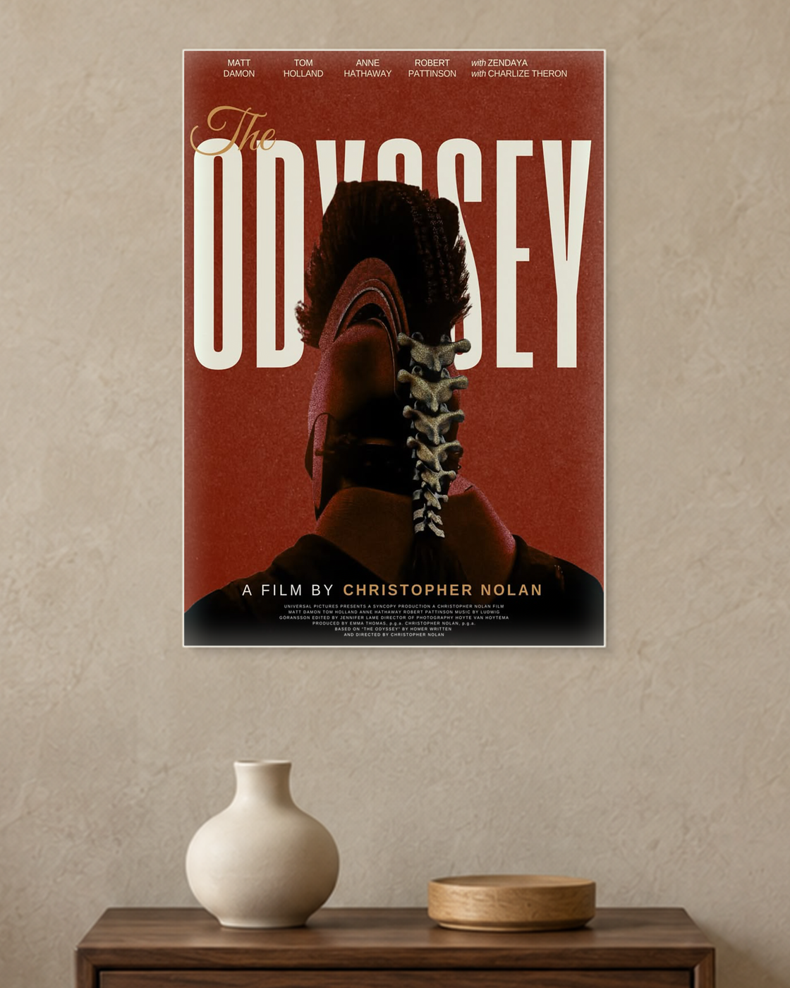 The Odyssey — Journey Home Poster — A3 unframed poster mockup