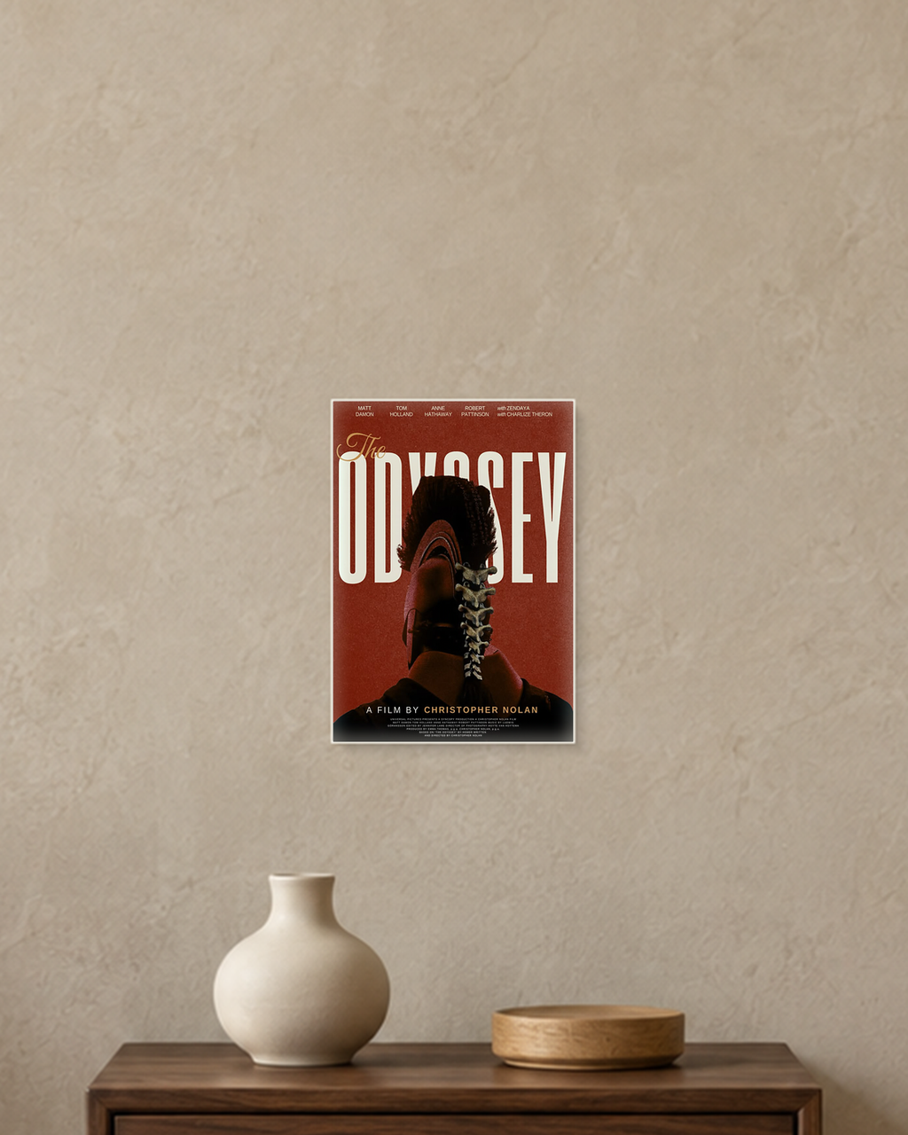 The Odyssey — Journey Home Poster — A5 unframed poster mockup