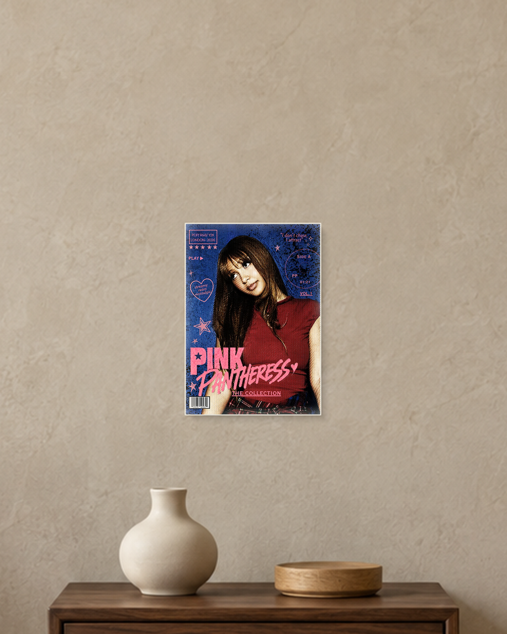 PinkPantheress — Y2K Collection Poster — A5 unframed poster mockup