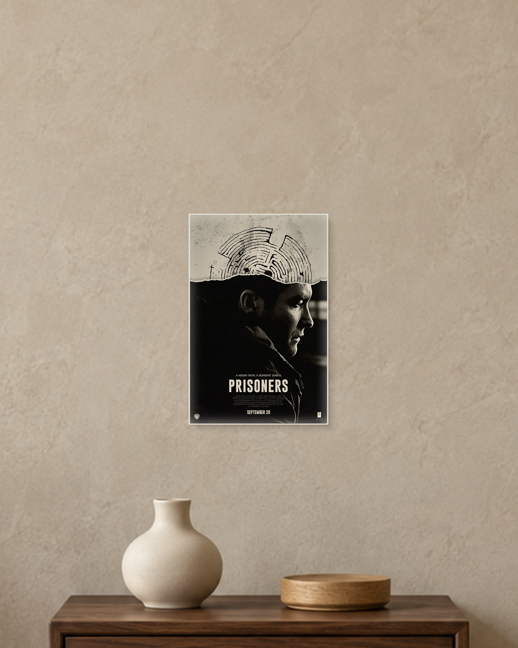 Prisoners — Hidden Truth Poster — A5 unframed poster mockup