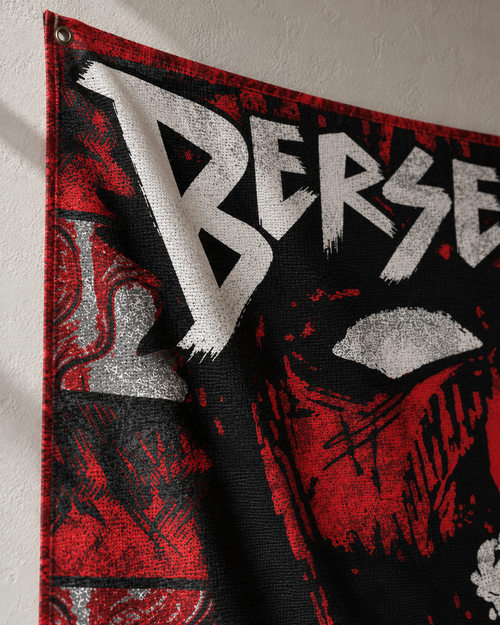 Berserk tapestry fabric close-up
