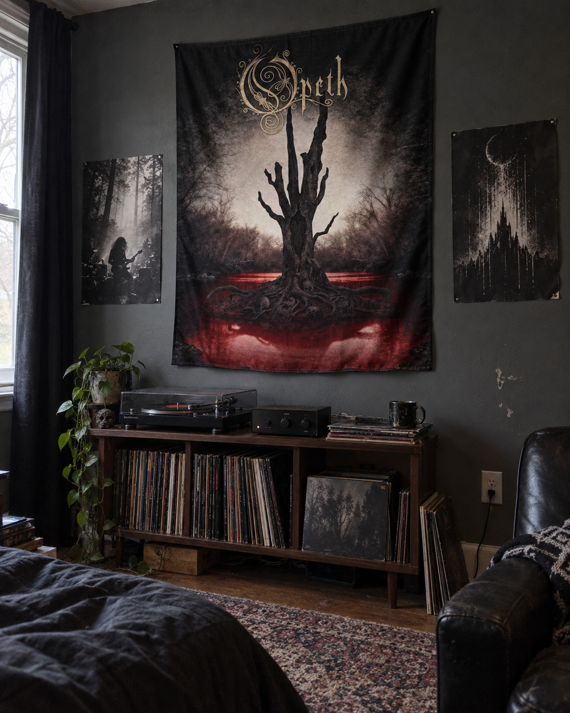 Opeth tapestry wall view