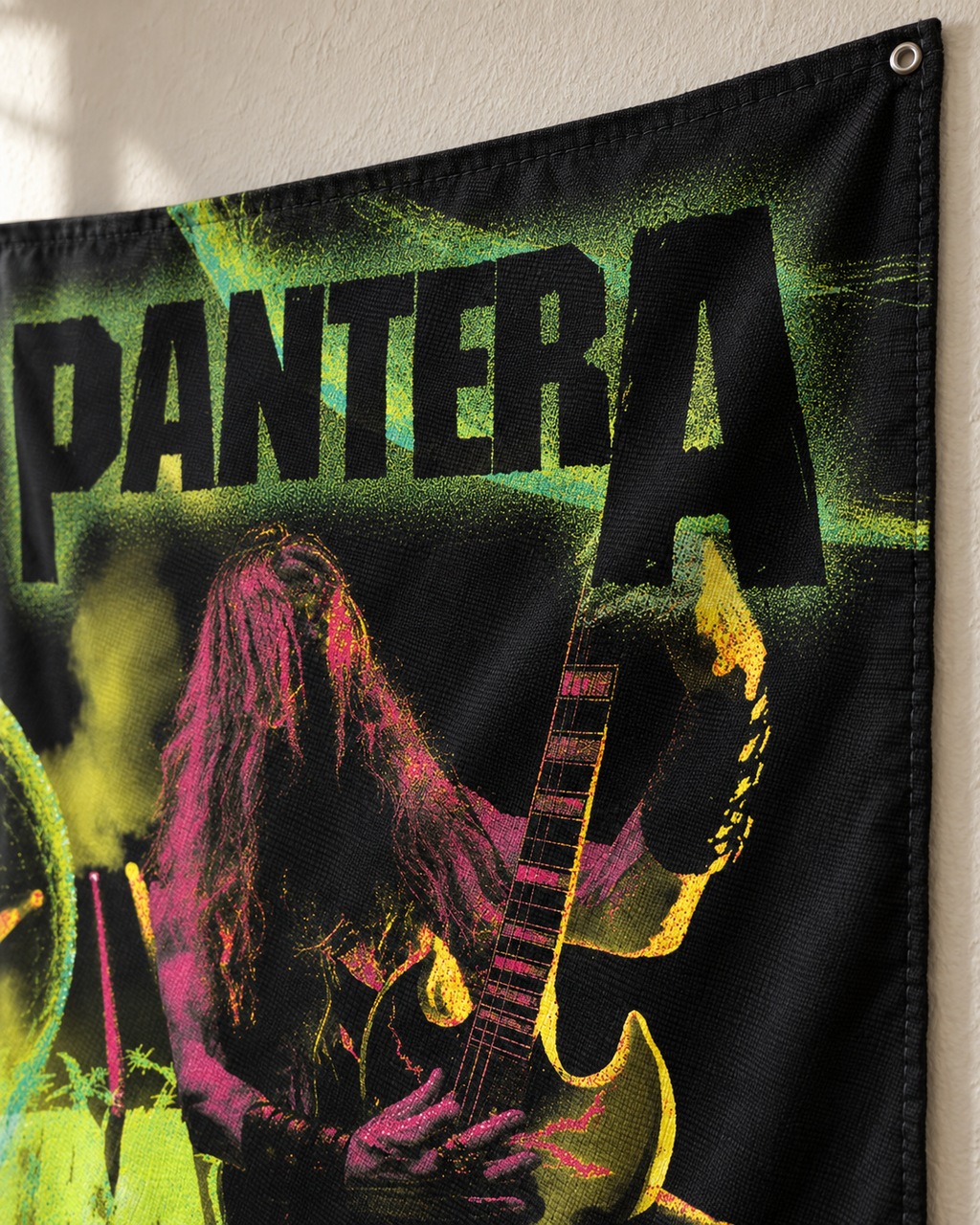 Pantera tapestry fabric close-up