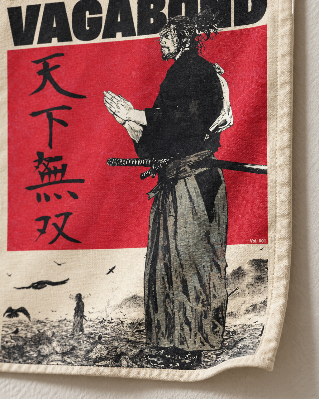 Vagabond tapestry fabric close-up